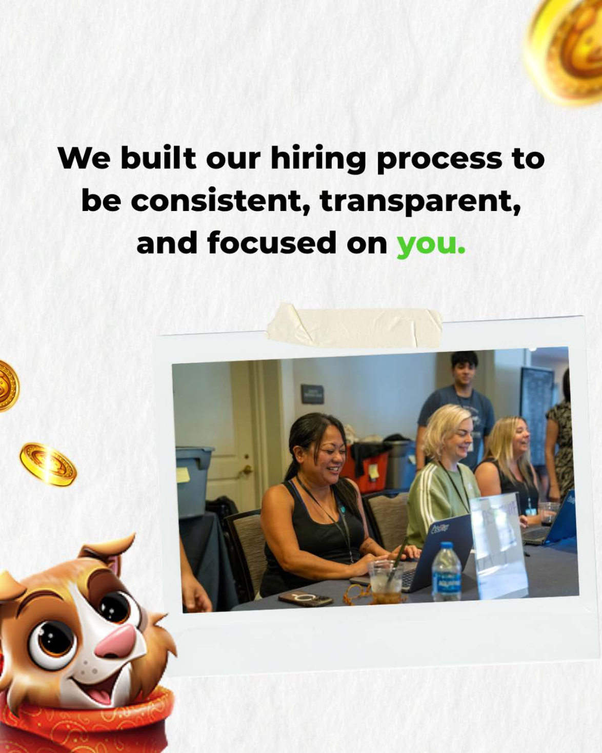 Hiring-process carousel — slide 2