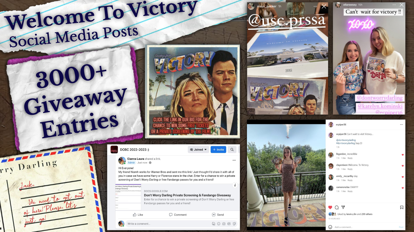 Don't Worry Darling recap — social media posts & giveaway