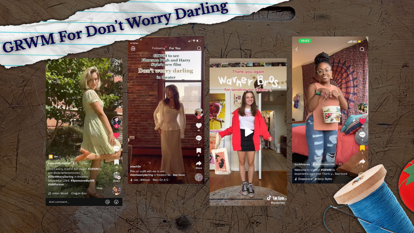Don't Worry Darling recap — influencer mailer & results